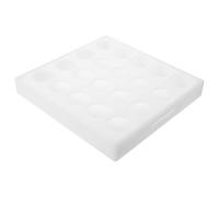 DOITOOL Plateau Gestion Distributeur Blanc en Remède Compartiments 20 de Ronds Claire des Doses pour Établissements de Santé et Centres Médicaux