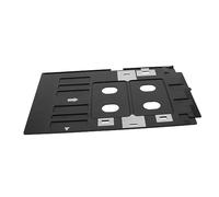 DOITOOL Plateau pour Carte D'imprimante PVC, Double Fente, Noir | Accessoire D'impression Pratique, Structure Stable, Compatible Cartes Ic et Scolaires, Usage Bureau Comptoir