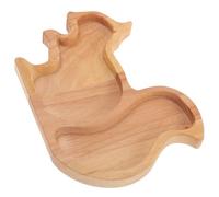 DOITOOL Plateau Résistant la Décoloration Grosse Capacité la Déformation de Service Écureuil en Matériau Synthétique pour Fruits Secs et Snacks Lors de Toutes Occasions