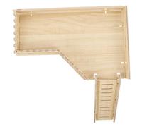 DOITOOL Plateforme en Bois pour Hamster et Échelle pour Cage à Hamster, Exercice Solide, Ornement Exquis, Adapté la Décoration de Cage en Milieu Domestique