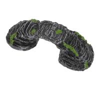 DOITOOL Plateforme pour Tortues en Résine Réaliste, Aire de Jeu et Escalade pour Reptiles, Décorative pour Terrarium et Boîte à Reptiles