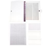 DOITOOL Pochette de Rangement à Strass pour Peinture Diamant, Set 1 Pièce, Plastique et Papier, Bien Organisée pour Bijoux et Sequins, pour Loisirs Créatifs