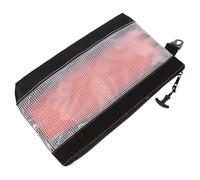 DOITOOL Pochette de Rangement pour Outils Électricien en PVC Transparent Étanche avec Crochet Métallique, Tissu Oxford Noir, Design Gain de Place pour Travaux de Maintenance