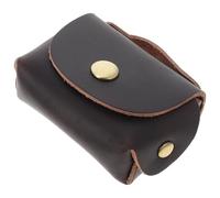 DOITOOL Pochette Protection des Câbles Porte-clés en Cuir Véritable Marron Café et Design Pratique Chic et Fonctionnel comme Paquet à Clés D'extérieur
