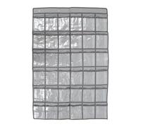 DOITOOL Pochette Suspendue de Rangement Mural 36 Cases, Non-tissé, Porte | Grille Séparée, Montage Derrière Porte, Organisation D’objets, Maison, Crochet Inclus, Gris