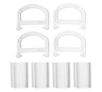DOITOOL Poignée de Remplacement pour Stores Cellulaires 4pcs en PS, Levage Fluide et Compatibilité Polyvalente pour Stores de Fenêtre Diamètre 15mm, Design Moderne et Discret