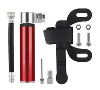 DOITOOL Pompe à Pneus de Vélo Gonfleur Manuel en Alliage D'aluminium Portable sans Fuite d'air Filetage Sécurisé, Compact pour Vélo et Ballon