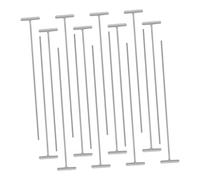 DOITOOL Porte à Oiseaux à Sens Unique en Fer Blanc 16pcs Design Aiguille Simple pour Cage à Pigeons et Volières de Course Polyvalent