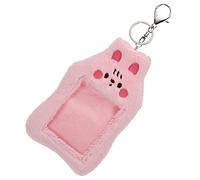 DOITOOL Porte-Carte Identité Peluche Étui pour Cartes Bancaires Crédit Pochette Visible et Décorative pour Cartes de Visite et Étudiant
