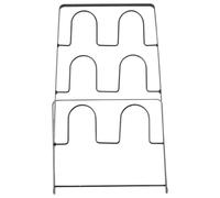 DOITOOL Porte-Chaussures en Fer Forgé Noir Étagère à Pantoufles Multicouches 3 Niveaux Support Simple pour Rangement Maison et Salle de Bain Organisateur de Chaussures Peu Encombrant