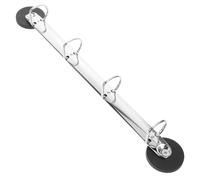 DOITOOL Porte-Classeur Magnétique Mural 4 Trous, Organisateur de Bureau Polyvalent, Fixation sur Surface Métallique, Gain de Place pour Documents, Porte-Papier et Porte-Revue Maison