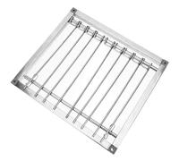 DOITOOL Porte Loft pour Pigeons Acier Inoxydable Entrée Sécurisée pour Cage à Oiseaux Adaptée à Élevage et Aux Pigeonniers Facile à Installer et Sûre pour Pigeons