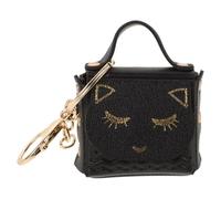 DOITOOL Porte-Monnaie Chat Mignon en Alliage de Zinc et PU Léger et Polyvalent pour Filles, Petit Paquet à Main Décoratif de Chaton Cartoon Noir, Accessoire Pratique pour Garçon et Filles
