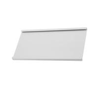 DOITOOL Porte-nom Mural de Bureau en Alliage D'aluminium Argenté, Support Double Installation Adhésif et Suspendu, Identification Claire pour Salle de Réunion ou Bureau