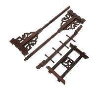 DOITOOL Porte Pinceau de Calligraphie Massif Support Suspendu Robuste pour Pinceaux Chinois Organiseur Pratique pour Accessoires de Calligraphie