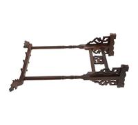 DOITOOL Porte-pinceaux Mural en Bois Massif de Poulailler à 8 Crochets, Support Multifonction pour Pinceaux de Calligraphie Chinoise, Organisateur Pratique pour Bureau et Atelier D’art