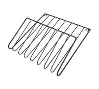 DOITOOL Porte-revue Mural Fer Noir Rangement Polyvalent pour Magazines Courriers et Documents Support pour Bureau et Cuisine Installation Facile avec Crochets Inclus