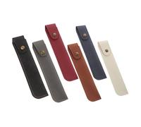 DOITOOL Porte-Stylo en Cuir Étui à Stylo Plume Pochette à Stylo 6Pcs Étui de Protection Trousse à Crayons Fournitures Scolaires Bureau