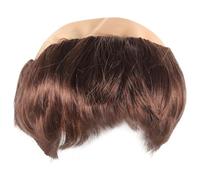 DOITOOL Postiche Halloween Marron de Moine Chauve en Légère et Confortable pour Cosplay et Déguisement Adulte