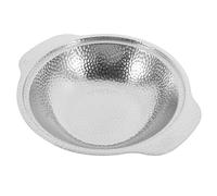 DOITOOL Pot à Soupe Sukiyaki en Acier Inoxydable Argenté, Taille Personnelle, Résistant la Déformation, Style Japonerie, Présent pour Amis ou Famille Emménageant une Nouvelle Maison