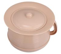 DOITOOL Pot de Chambre Portable en Plastique Pp Épais Couvercle, Pratique pour Garçon et Filles et Personnes Âgées, Urinoir Réutilisable pour Usage Quotidien à Domicile