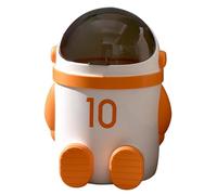 DOITOOL Poubelle Cuisine Compacte Couvercle, Plastique Robuste, Usage Maison et Bureau, Corbeille Papier Multifonction pour Salle de Bain, Bac de Stockage Ordures