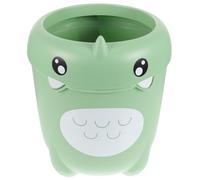 DOITOOL Poubelle sans Couvercle Dinosaure Verte pour Chambre Garçon Fille Capacité Spacieuse Résistante et Design Créatif Corbeille Décorative pour Chambre Garçon Fille et Bureau