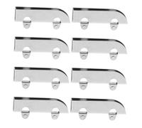 DOITOOL Poulies Coulissantes En Acier Inox 5 Mm Pour Portes Vitrées - Kit 8 Pièces De Quincaillerie Pour Armoire Et Placard, Roulettes De Porte Coulissante Pour Meuble Intérieur, Usage Domestique