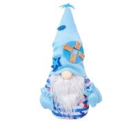 DOITOOL Poupée pour Diffuser l'esprit des Fêtes GNOME Décorative en Tissu Bleu Ornement Adorable pour Bureau et Maison pour Garçon et Filles