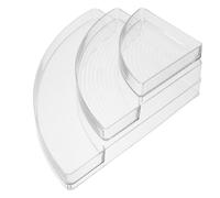 DOITOOL Présentoir à Parfum Et Vernis à Ongles Acrylique Transparent 3 Niveaux 36x26x10 Cm Organiseur Multifonction Bureau Rangement Cosmétiques Maison Cuisine