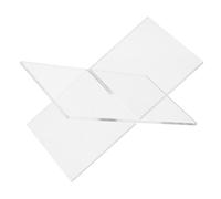 DOITOOL Présentoir Acrylique Transparent pour Grand Format Support Solide et Antichoc pour Lecture Cuisine Magazines et Manuels Stand Polyvalent