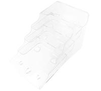 DOITOOL Présentoir de Brochures A5 Transparent 4 Niveaux en Acrylique pour Bureau, Support de Littérature Claire et Organiseur de Comptoir, Porte-Documents Compact pour Rangement