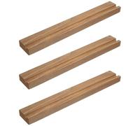 DOITOOL Présentoir Mural Support Décoratif et Fonctionnel pour Disques Vinyles Lot de 3 Pièces en Bois pour Ranger Magazines et Vinyles Design Simple et Rustique