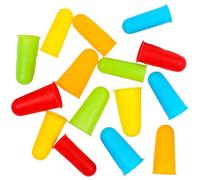 DOITOOL Protecteurs de Doigts en Silicone 15 Pièces, Faciles à Enfiler, Flexibles, pour Couture et Travaux Manuels, Bouchons de Colle Résistants et Confortables
