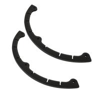 DOITOOL Protections de Planche à roulettes en Caoutchouc Noir, Pare-Chocs à Trois Trous Portable pour Snowboard, Protection Anti-Collision Transport, Lot de 2 Pièces