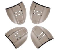 DOITOOL Protections laterales pour lunettes de soleil en TPU, 2 paires, boucliers latéraux légers, confortables à porter, contre les projections latérales, usage facile