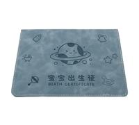 DOITOOL Protège Certificat Naissance Étui Similicuir Organisateur Documents Étanche Léger et Spacieux Né et Souvenirs