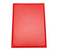 DOITOOL Protège Document Cuir Rouge Pochette de Protection pour Certificats et Diplômes Couverture Blanche Vide pour Attestations et Dossiers Bureau École et Usage Professionnel