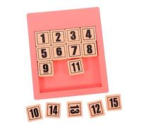 DOITOOL Puzzle Éducatif Coulissant Numérique pour Garçon Fille Apprentissage des Jeu Mémoire Précoce Aide Pédagogique pour Développement Cognitif