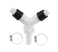 DOITOOL Raccord De Vidange De Sol Plastique Adaptateur Pour Siphon De Sol Té Pour Raccordement De Tuyau Pour Lave-linge Et Salle De Bain