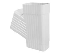 DOITOOL Raccord en Y Blanc pour Gouttière en Alliage D’aluminium 16,2 CM | Dérivation à Trois Connexions, Diamètre Intérieur Constant, Démontage Rapide, pour Rénovations et Constructions Neuves