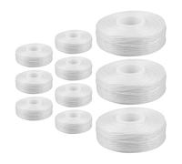 DOITOOL Recharge de Interdentaire 10pcs Bobines de 50m en Polyester pour Nettoyage et Réutilisation Compatible Distributeurs