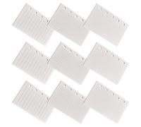 DOITOOL Recharge de Papier pour Classeur à 5 Anneaux M5, 9 Carnets de 40 Feuilles Chacun, Papier Daolin Vierge, Quadrillé et Ligné, Feuilles Mobiles Compatibles Agenda et Cahier, Usage