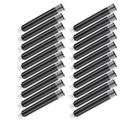 DOITOOL Recharge D'encre Noire Plastique Solide 400 Pièces 3,4mm Séchage Instantané, Compatible Plupart des Stylos pour Stylo à Cartouche pour Usage Scolaire et Bureau