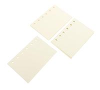 DOITOOL Recharges de Papier A7 pour Classeur 6 Trous Lot de 3 Carnets Feuilles Détachables pour Bloc-Notes Papier Doux au Toucher Recharge pour Carnet de Notes Usage Bureau et