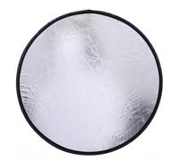 DOITOOL Réflecteur Photographique Pliable Rond en Nylon Argenté Léger pour Accessoires de Photographie, pour Photographie de Bijoux et Cosmétiques