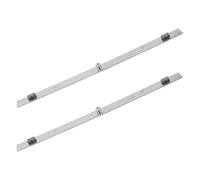 DOITOOL Règle à 3 Broches en Métal Argenté, 2 Pièces, Barre de Positionnement pour Animation et Dessin Artistique, Accessoire de Fixation Papier Précis pour Matériel Pédagogique Créatif