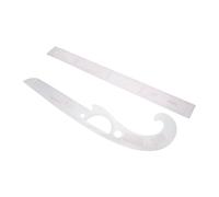DOITOOL Règle de Couture Plastique Multifonction Outils de Patronage Courbe Française Précise Résistante pour Coupe et Couture