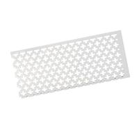 DOITOOL Règle en Acier Inoxydable Finition Rapide des Œuvres de Perles pour pour Peinture de Perles Carrées, Outil DIY Précis pour Alignement Net Adaptée aux Garçon et Filles et Adultes