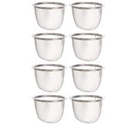 DOITOOL Remplacement De La Passoire à Théière: 8PCS Passoires Filtre Theiere 65mm à Théière En Acier Inoxydable Insèrent Un Infuseur à Thé Passoires à Thé En Vrac Pour Cafetière à Thé